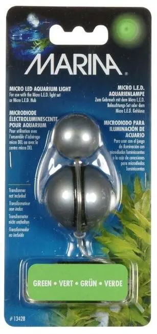 Marina Micro LED lampe Grøn.